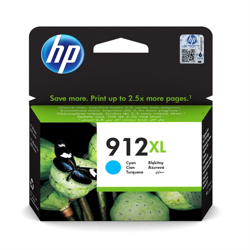 [3YL81AE#BGX] HP Tinte 3YL81AE 912XL XL Cyan - Original - Tintenpatrone