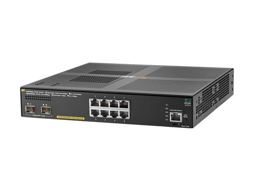 [JL692A] HPE Aruba 2930F 8G PoE+ 2SFP+ TAA - Switch - L3 - managed - 8 x 10/100/1000 (PoE+)
