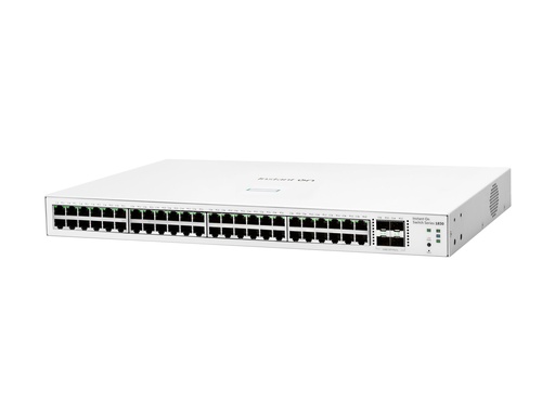[JL814A#ABB] HPE Networking Aruba Instant On 1830 48G 4SFP - Managed - L2 - Gigabit Ethernet (10/100/1000) - Vollduplex - Rack-Einbau - 1U
