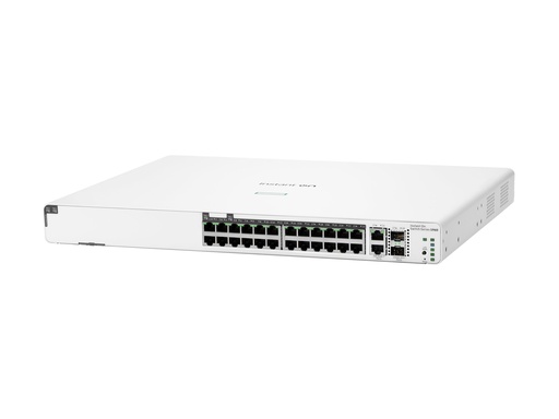 [JL807A] HPE Networking Instant On 1960 24G 20p Class4 4p Class6 PoE 2XGT 2SFP+ 370W Switch - Switch - L3 Lite - managed - 24 x 10/100/1000 + 2 x 10 Gigabit SFP+ + 2 x 100/1000/10GBase-T - an Rack montierbar - PoE (370 W)